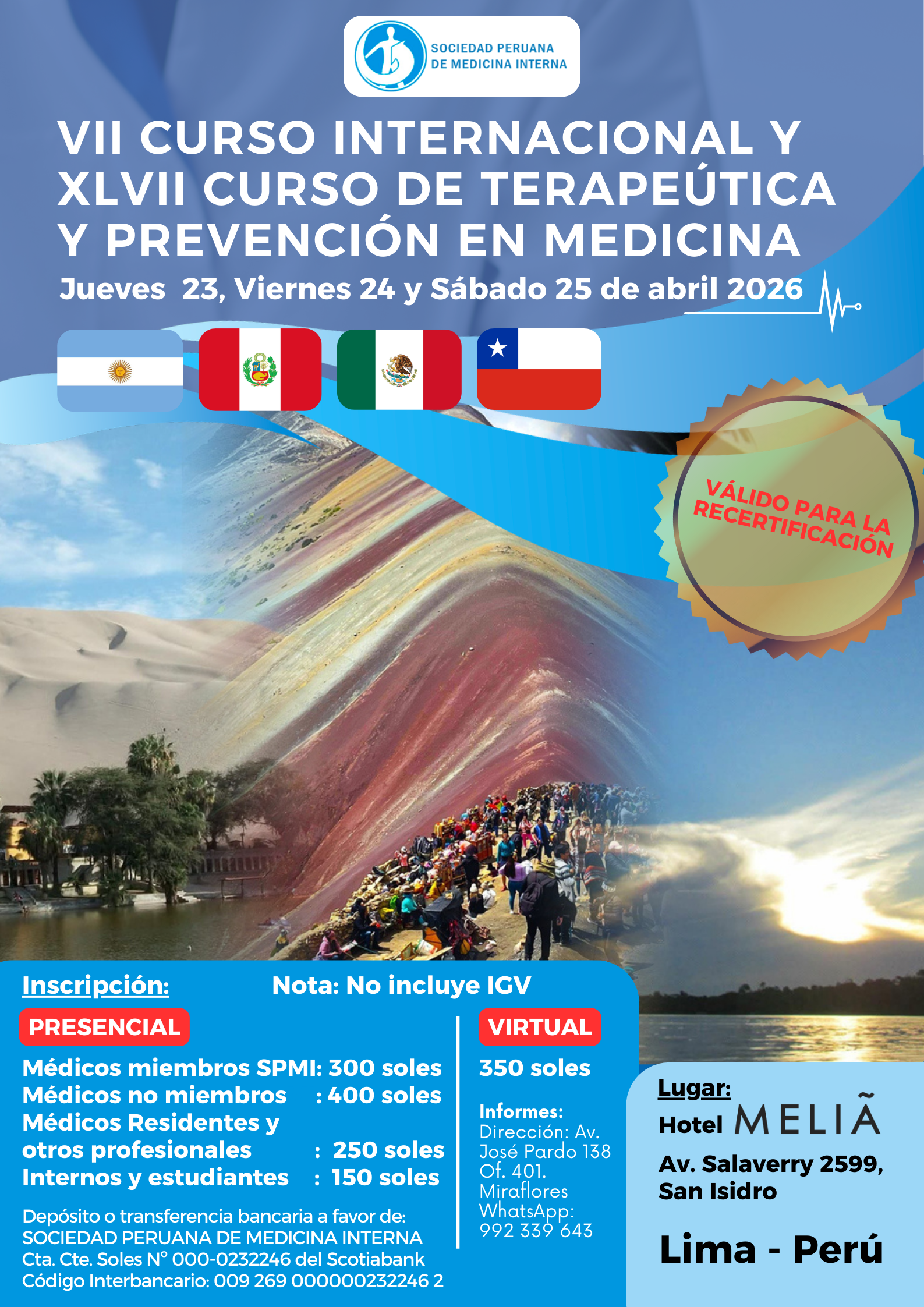 Poster del Curso Internacional