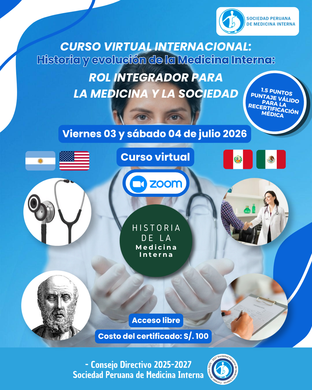 Poster del Curso Internacional